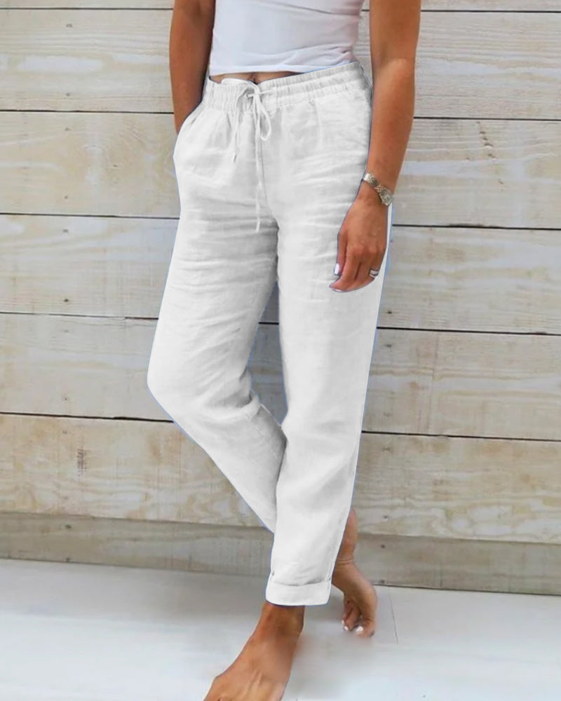 Sarah™ | Linen Pants