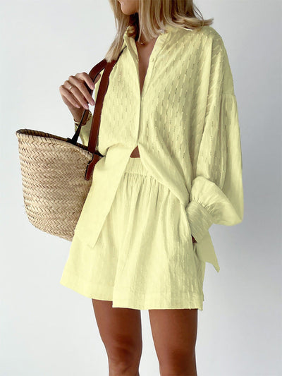 Maude | Trendy Shirt & Shorts Ensemble