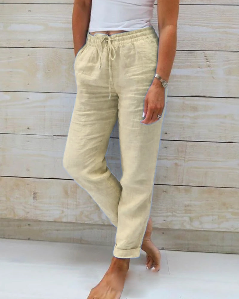 Sarah™ | Linen Pants