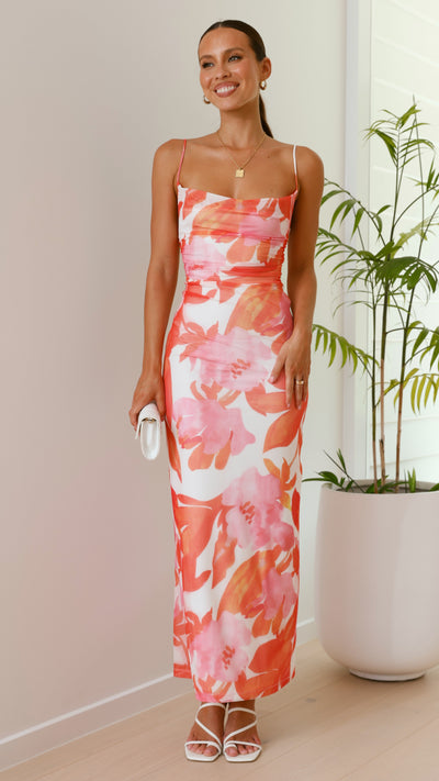 Ashley - Floral Maxi Dress