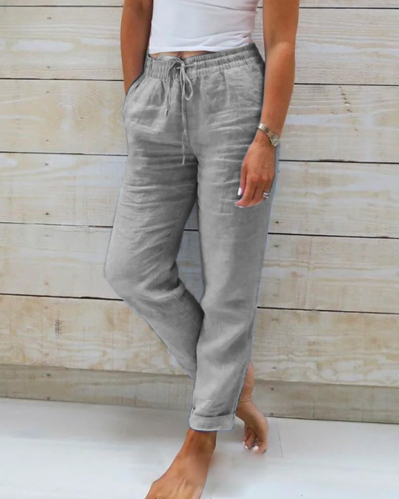 Sarah™ | Linen Pants