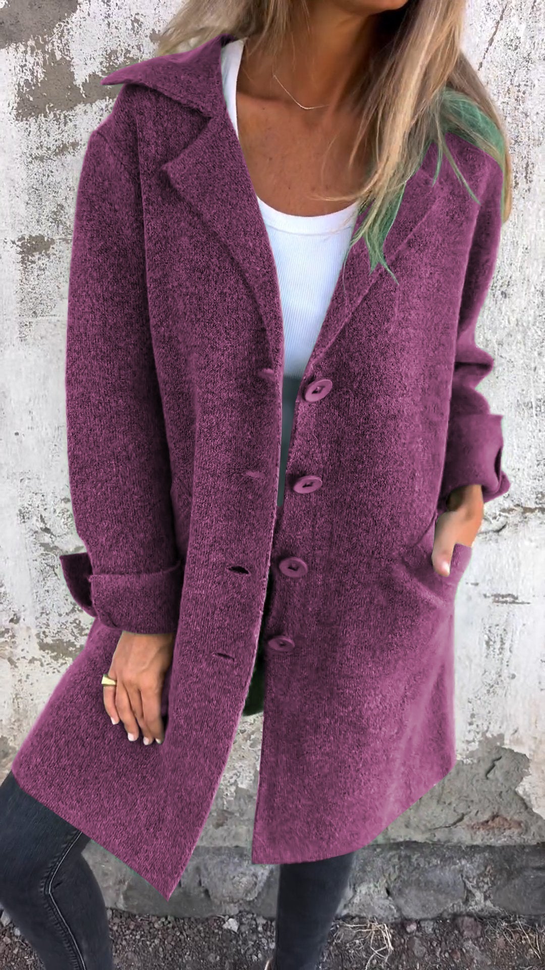 Isabella™ | Casual Long Coat with Lapels