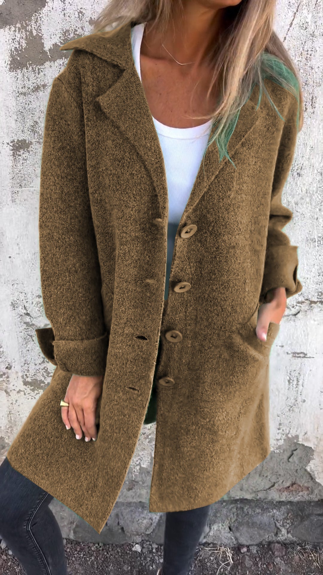 Isabella™ | Casual Long Coat with Lapels