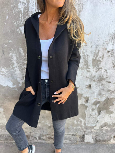 Lisabeth™ | Casual Single-Breasted Blazer with Hood