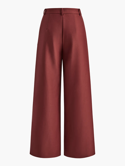Streamlined Wide Leg Pants