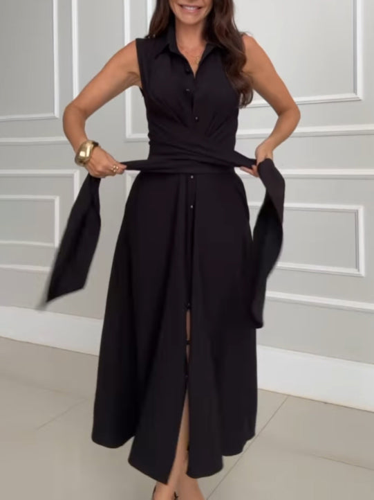 Romaine - Elegant Dress with Belly Coverage