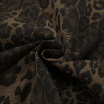 Tasha™ | Leopard Denim Shirt