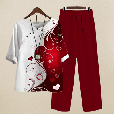 Liv - Elegant and Comfortable Shirt and Trouser Set