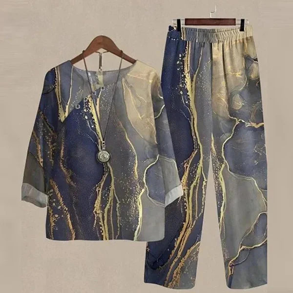 Liv - Elegant and Comfortable Shirt and Trouser Set