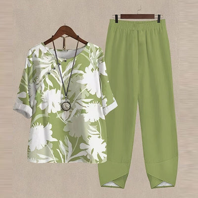 Liv - Elegant and Comfortable Shirt and Trouser Set