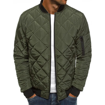 Dale™ | Cotton Jacket with Diamond Pattern