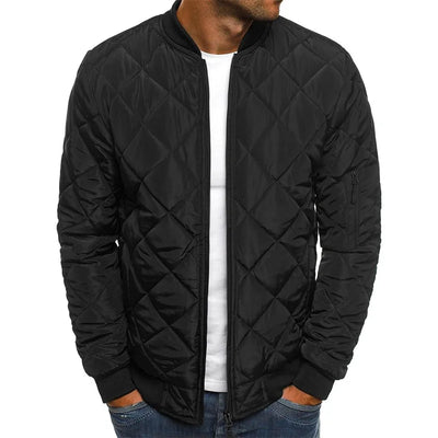 Dale™ | Cotton Jacket with Diamond Pattern