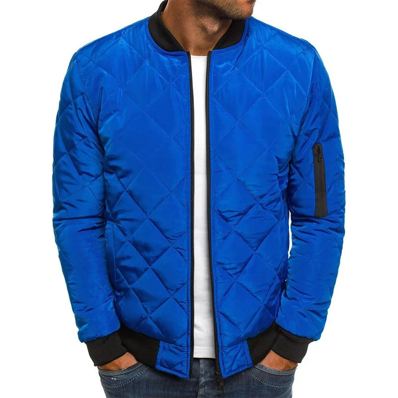 Dale™ | Cotton Jacket with Diamond Pattern