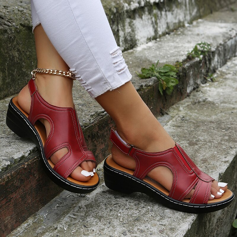 Jolie™ | Orthopedic Leather Sandals