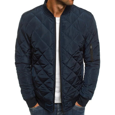 Dale™ | Cotton Jacket with Diamond Pattern