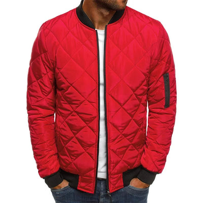 Dale™ | Cotton Jacket with Diamond Pattern
