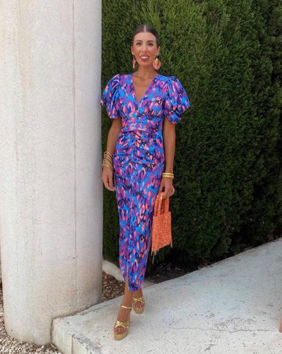 Loren | Statement Puff Sleeve Dress