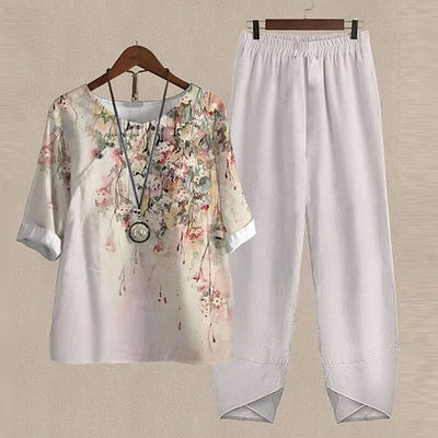 Liv - Elegant and Comfortable Shirt and Trouser Set