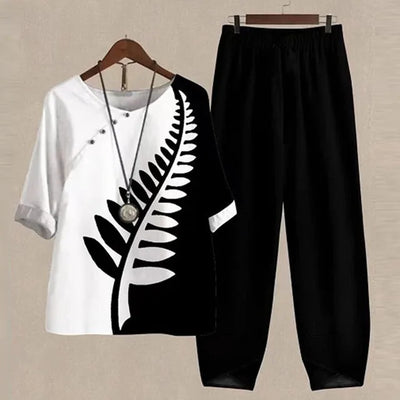 Liv - Elegant and Comfortable Shirt and Trouser Set