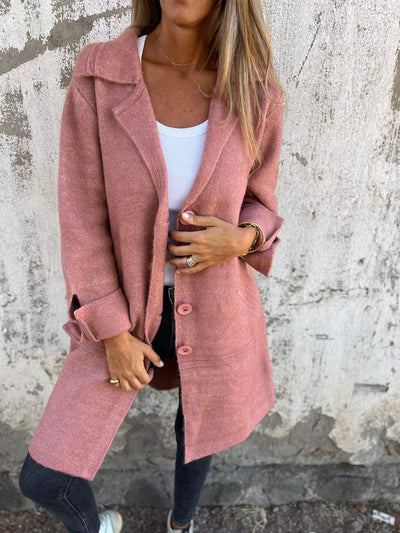 Isabella™ | Casual Long Coat with Lapels