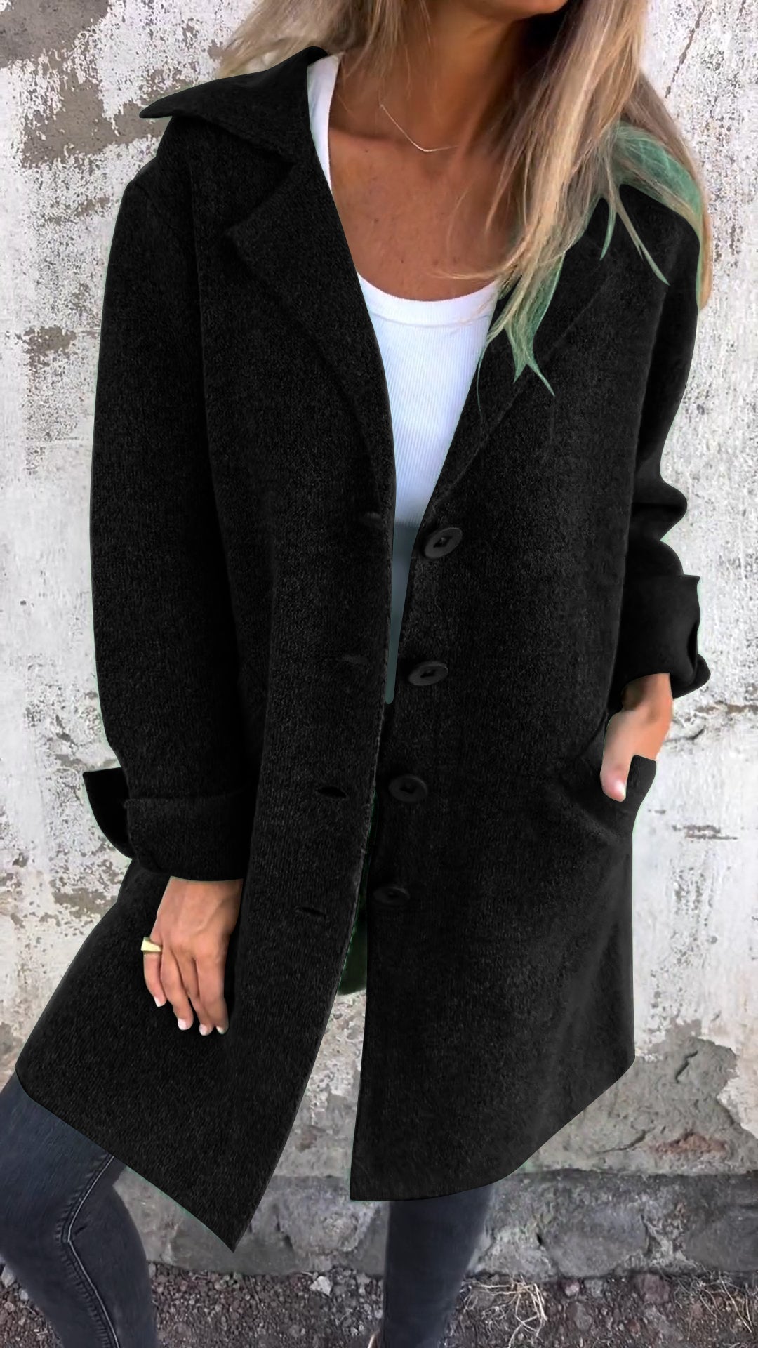 Isabella™ | Casual Long Coat with Lapels