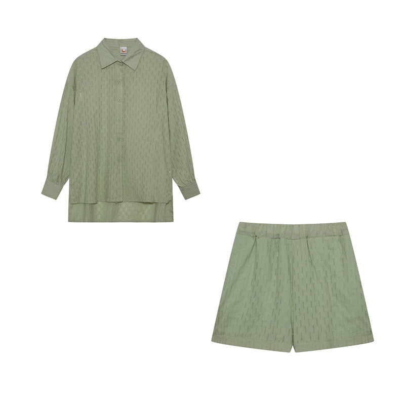 Maude | Trendy Shirt & Shorts Ensemble