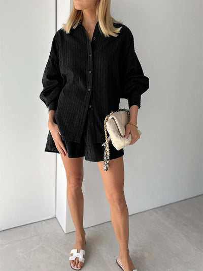 Maude | Trendy Shirt & Shorts Ensemble
