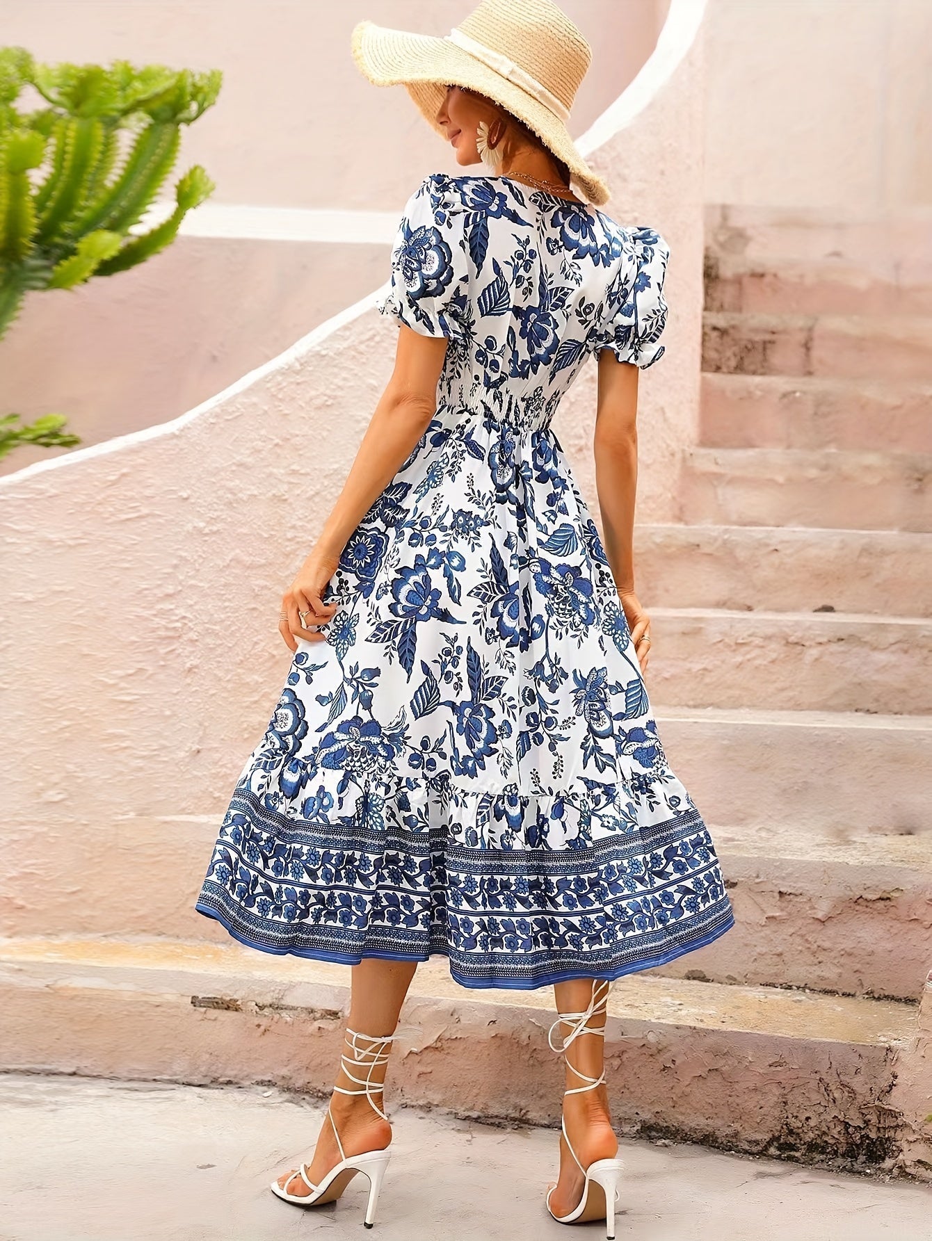 Avalee™ | Floral Print A-Line Dress