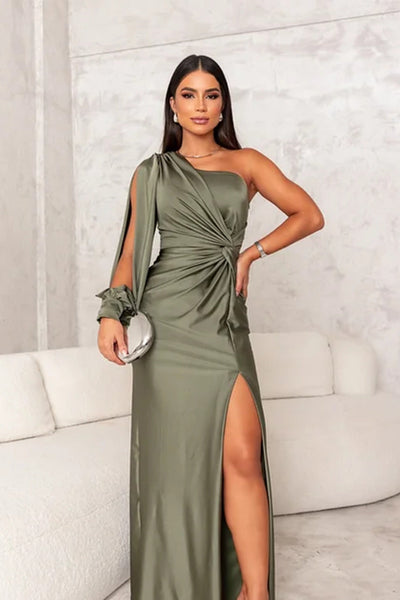 Alison™ | Elegant Slit Maxi Dress