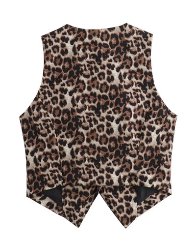 Juliana™ | Leopard Polyester Vest