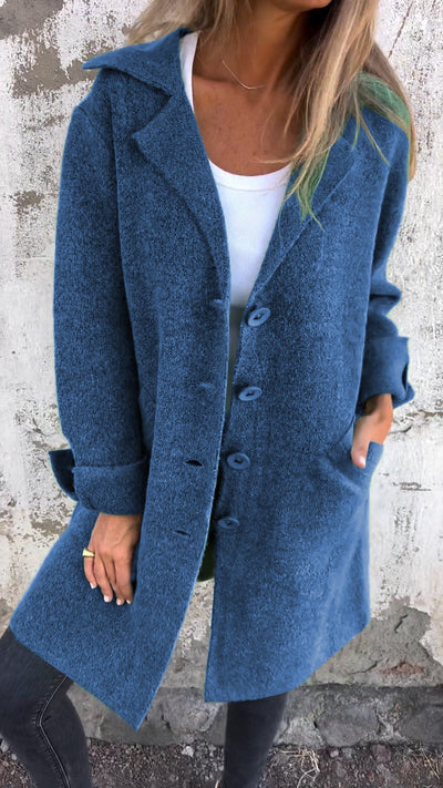 Isabella™ | Casual Long Coat with Lapels