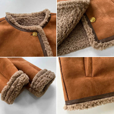 Rosalie™ | Shearling Button Jacket