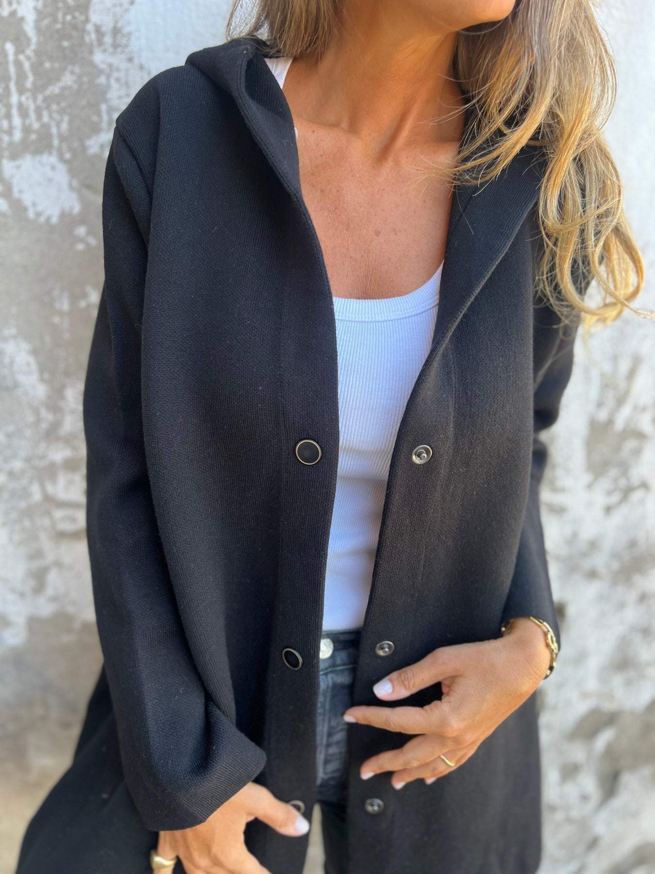 Lisabeth™ | Casual Single-Breasted Blazer with Hood