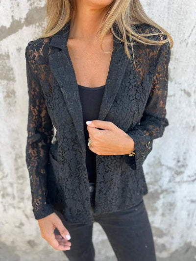 Ivy™ |  Elegant Lace Blazer