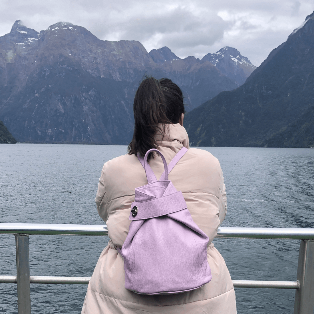 Viola | Leather Backpack