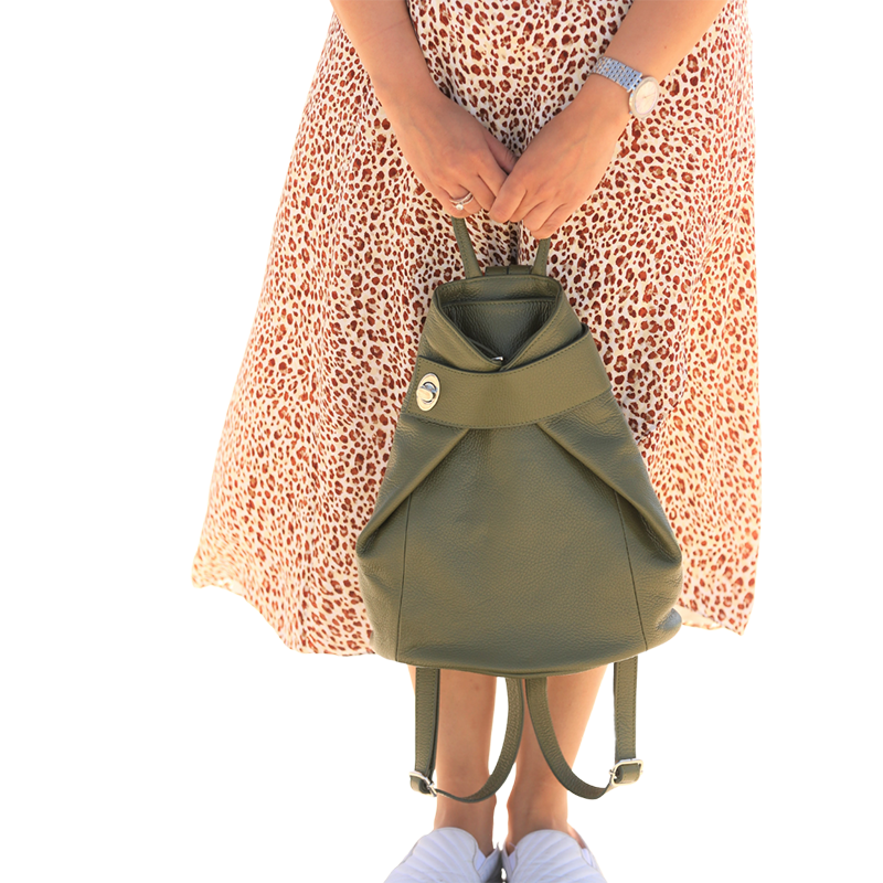 Viola | Leather Backpack