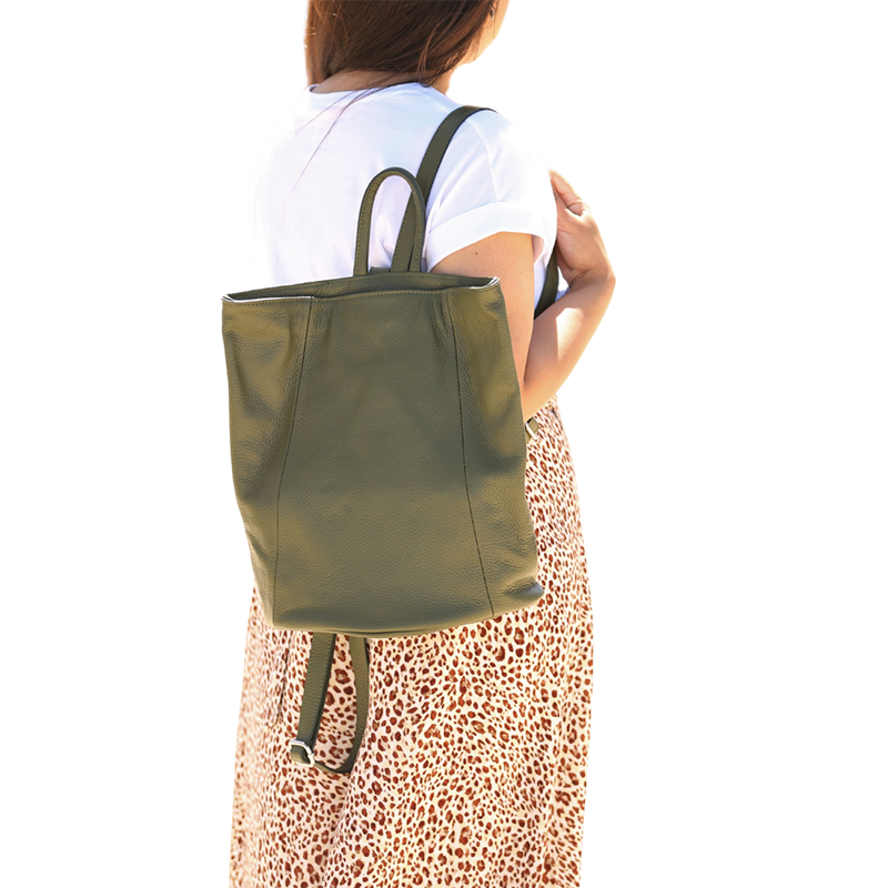 Viola | Leather Backpack