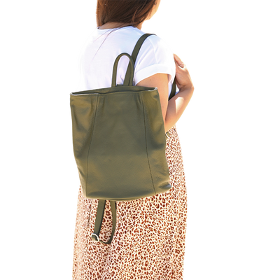 Viola | Leather Backpack