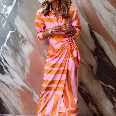 Amira™ | Wrap Print Dress