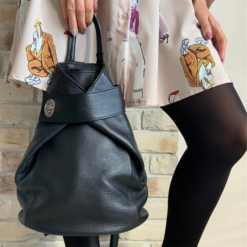 Viola | Leather Backpack