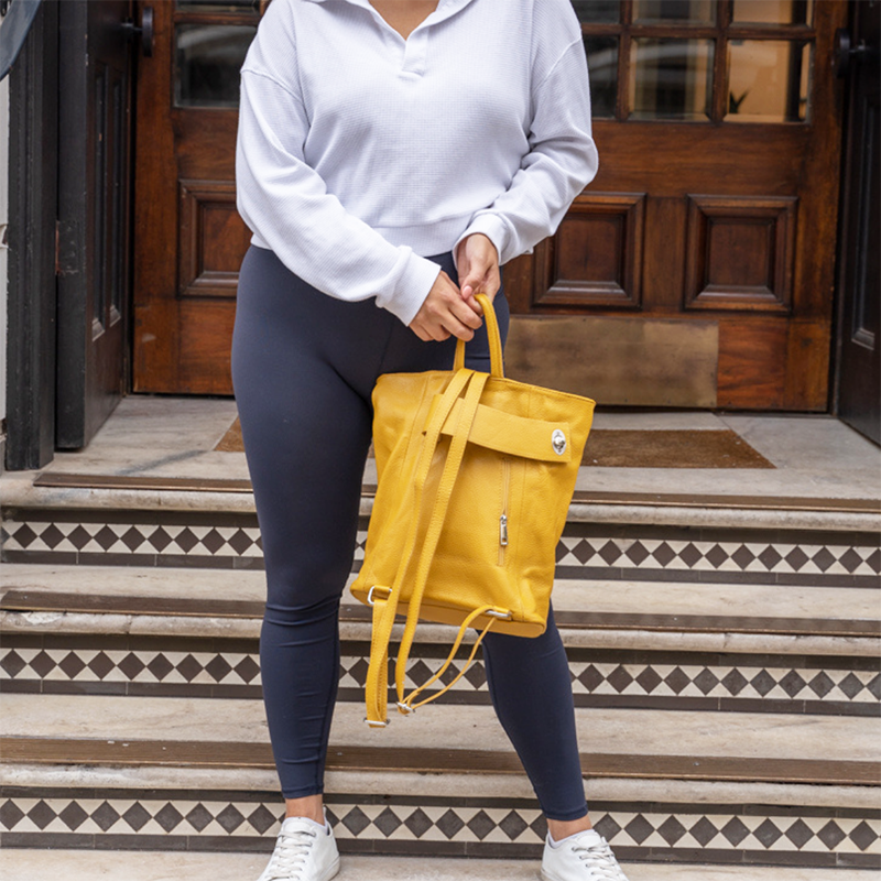 Viola | Leather Backpack