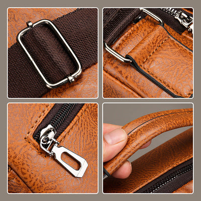 Jeep™ | Leather Crossbody Bag for Men with Wallet