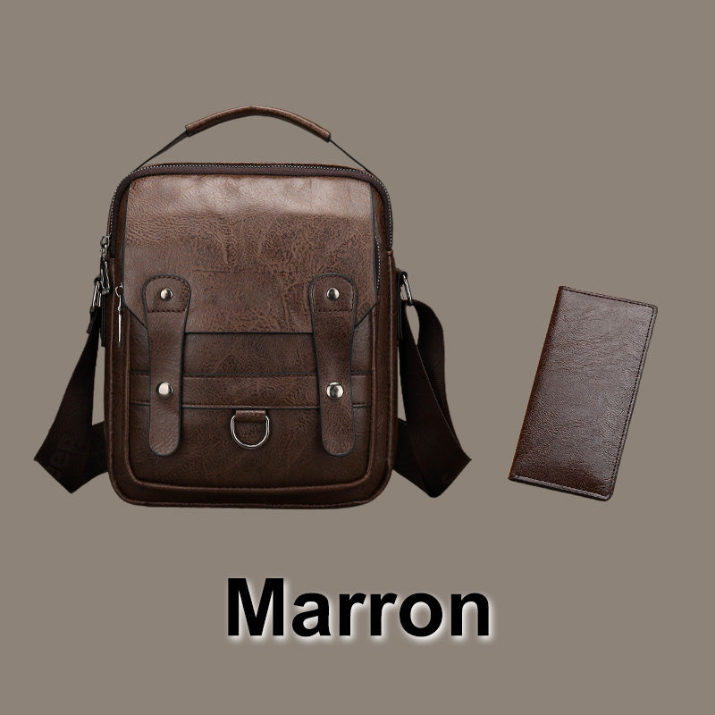 Jeep™ | Leather Crossbody Bag for Men with Wallet