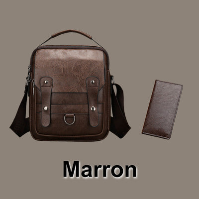 Jeep™ | Leather Crossbody Bag for Men with Wallet