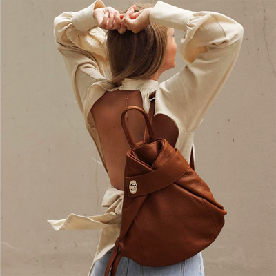 Viola | Leather Backpack