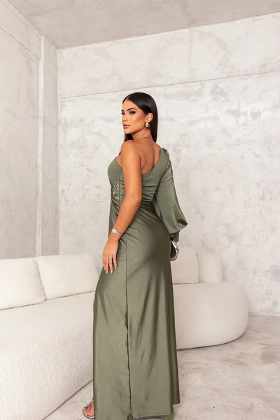 Alison™ | Elegant Slit Maxi Dress