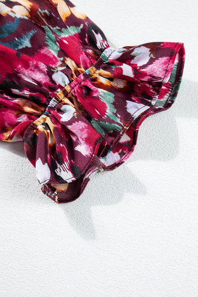 Yara™ | Layered Dress with Flowers and Ruffles